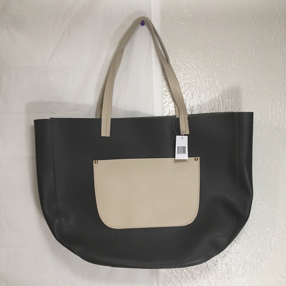 new vegan leather tote